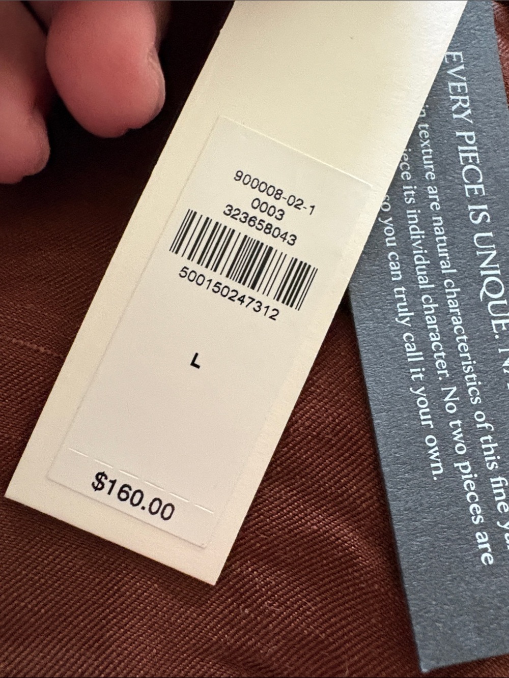 NWT Banana Republic Viscose Linen Maxi Chocolate Brown Skirt Sz L (#900008) - Picture 4 of 6
